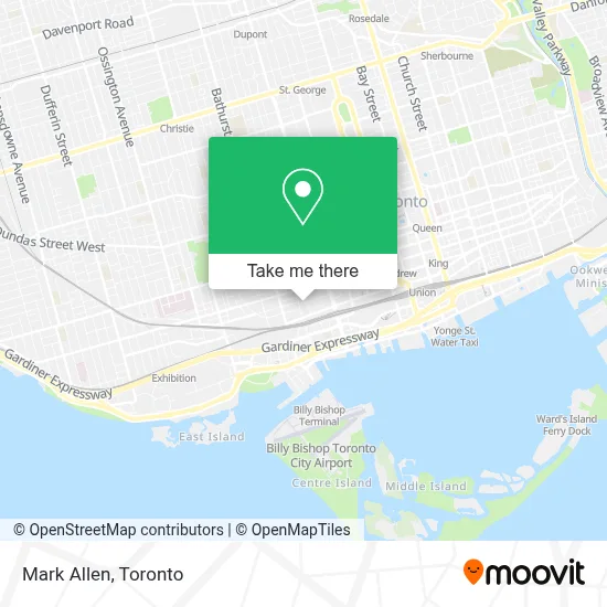 Mark Allen map