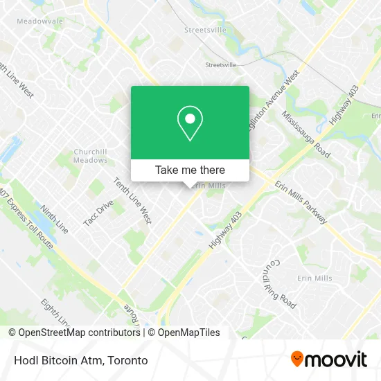 Hodl Bitcoin Atm map