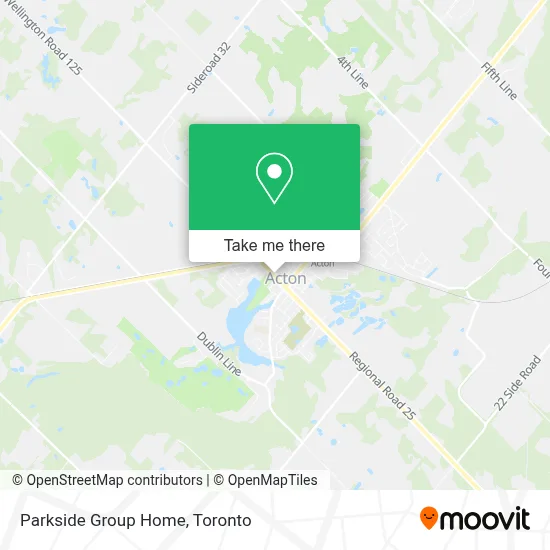 Parkside Group Home map