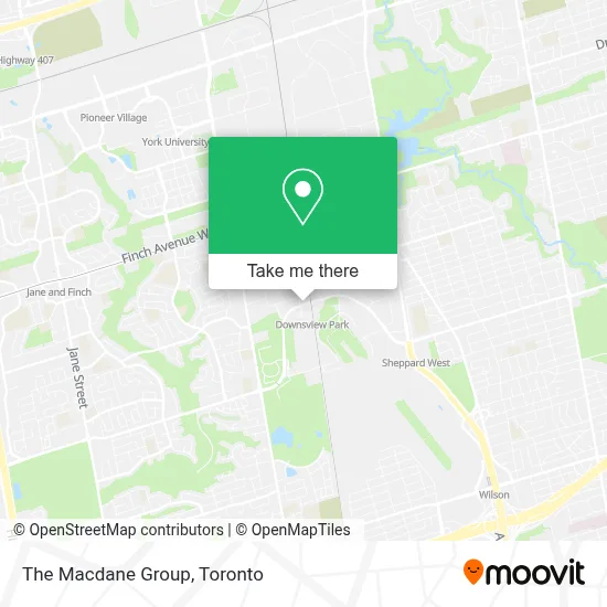 The Macdane Group map