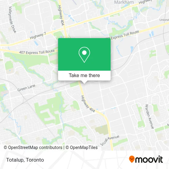 Totalup map