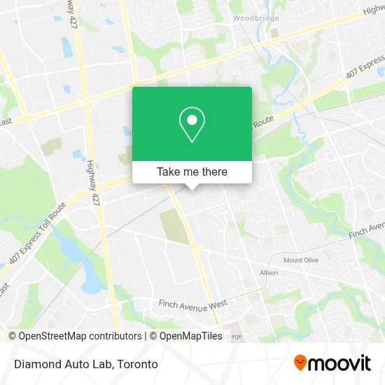 Diamond Auto Lab map