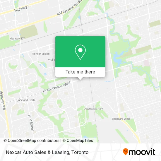 Nexcar Auto Sales & Leasing map