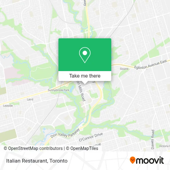Italian Restaurant map