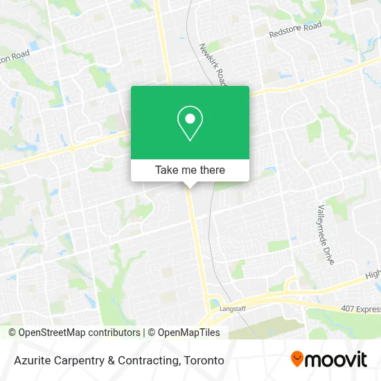 Azurite Carpentry & Contracting map
