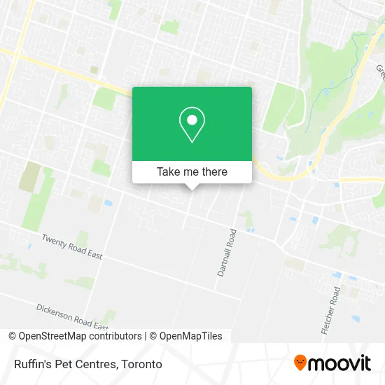 Ruffin's Pet Centres map