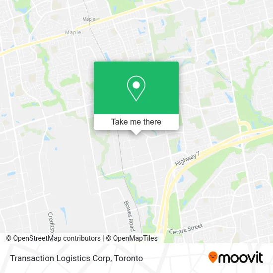 Transaction Logistics Corp map
