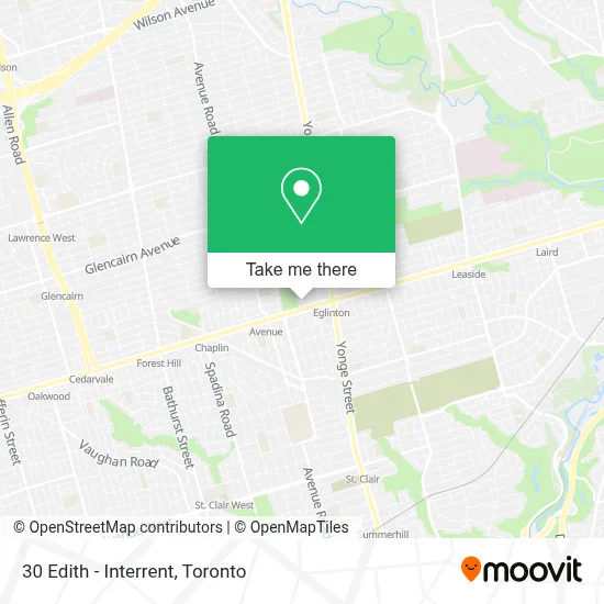 30 Edith - Interrent map