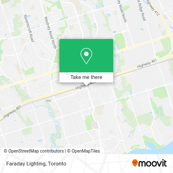 Faraday Lighting map