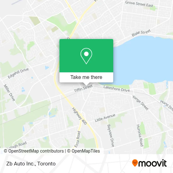 Zb Auto Inc. map