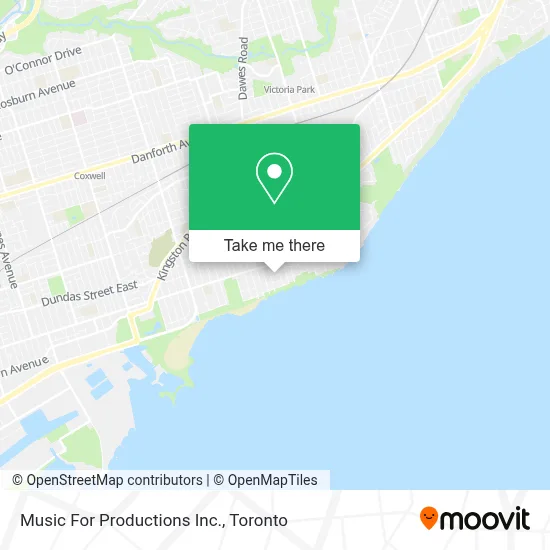 Music For Productions Inc. map