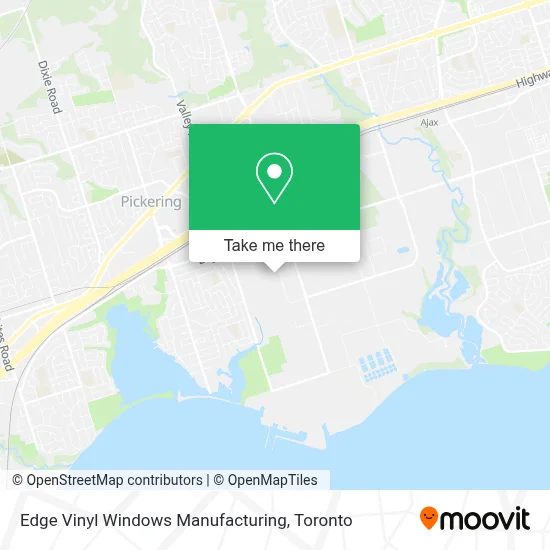 Edge Vinyl Windows Manufacturing map
