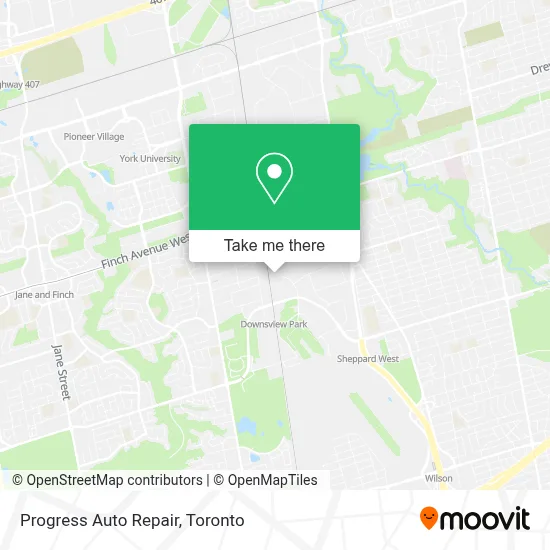 Progress Auto Repair plan