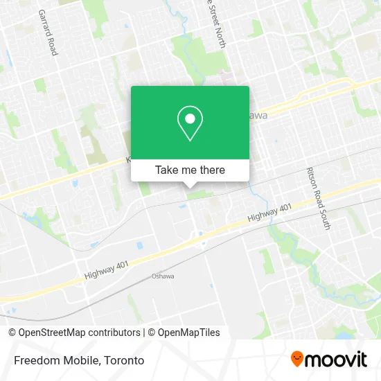 Freedom Mobile map