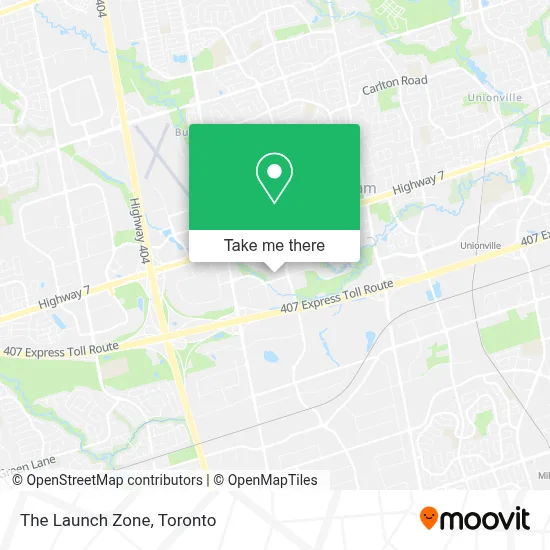The Launch Zone map
