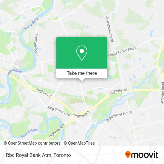 Rbc Royal Bank Atm map