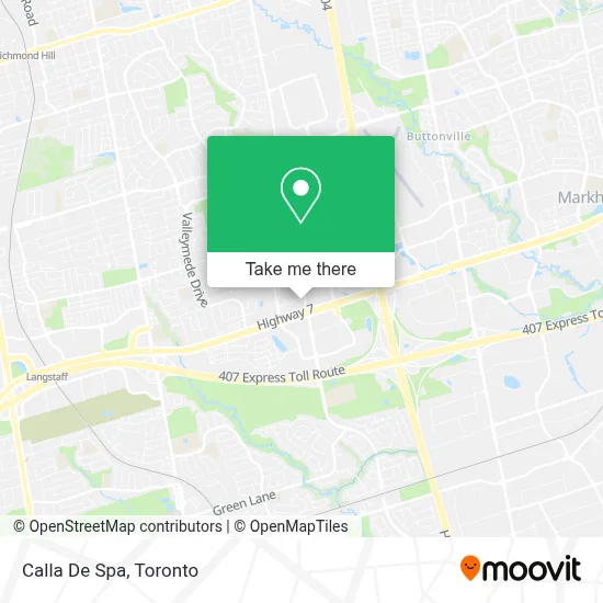 Calla De Spa map