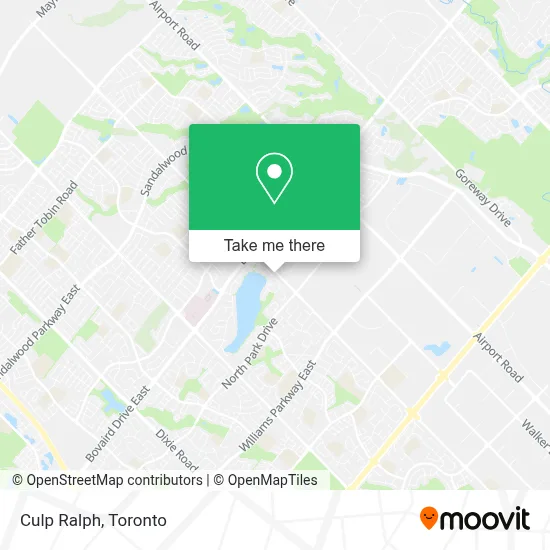 Culp Ralph map