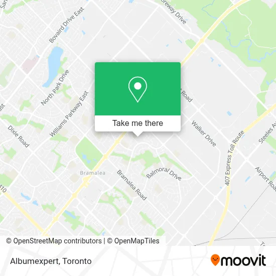 Albumexpert map