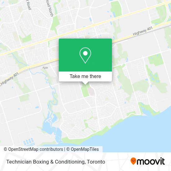 Technician Boxing & Conditioning map