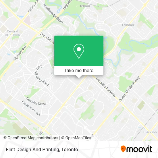 Flint Design And Printing map