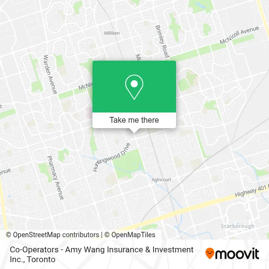 Co-Operators - Amy Wang Insurance & Investment Inc. map