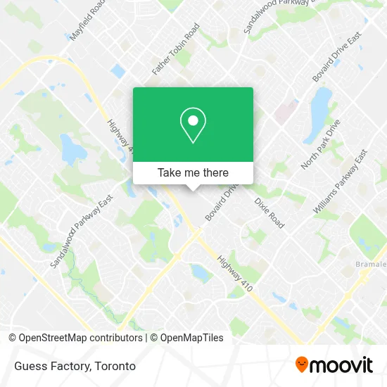Guess Factory map