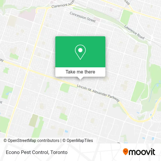 Econo Pest Control map
