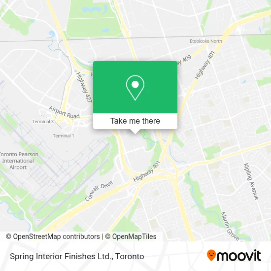 Spring Interior Finishes Ltd. map