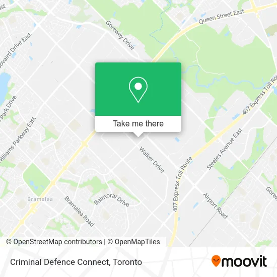 Criminal Defence Connect map