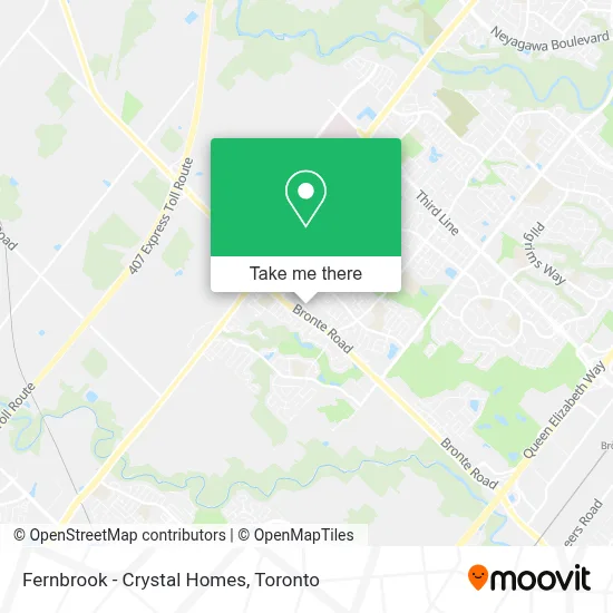 Fernbrook - Crystal Homes map