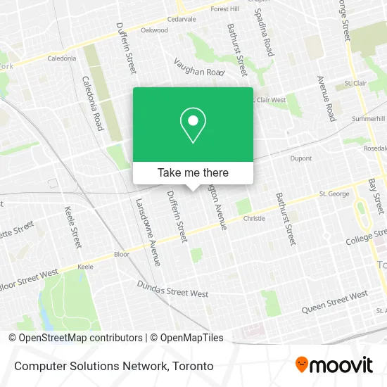 Computer Solutions Network map