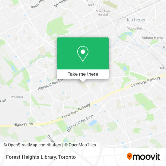 Forest Heights Library map