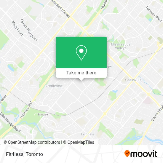Fit4less map