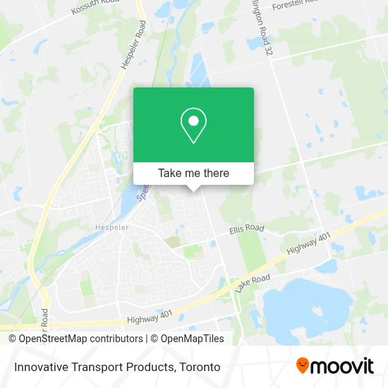 Innovative Transport Products map