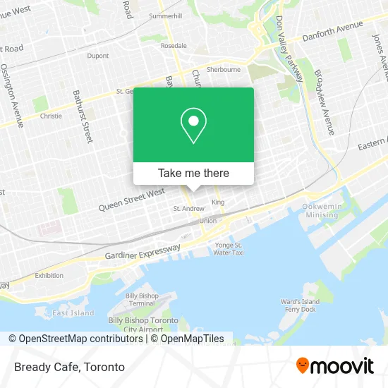 Bready Cafe map
