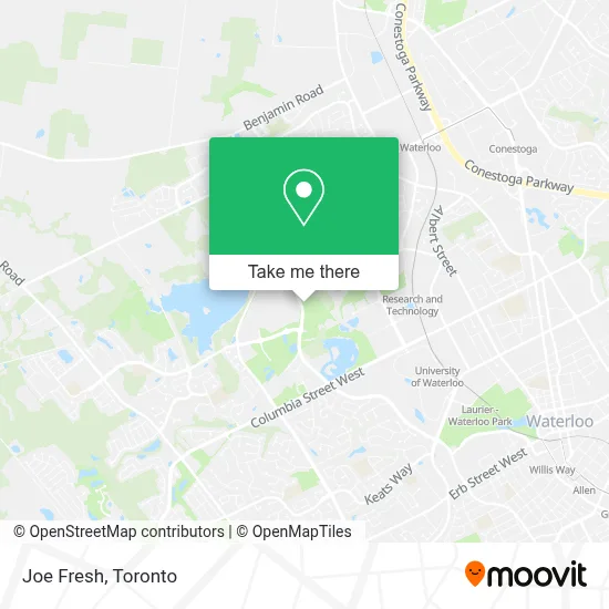 Joe Fresh map