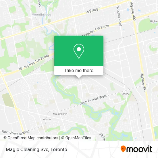 Magic Cleaning Svc map