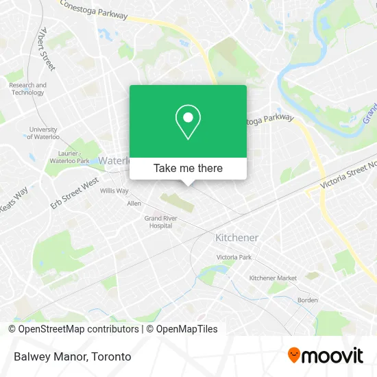 Balwey Manor map
