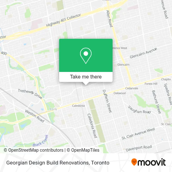 Georgian Design Build Renovations map