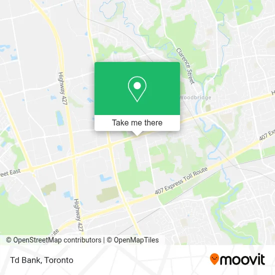 Td Bank map