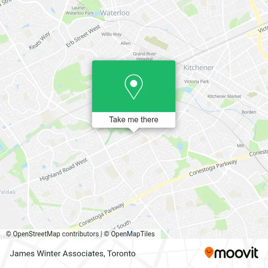 James Winter Associates map