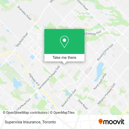 Supervisa Insurance map