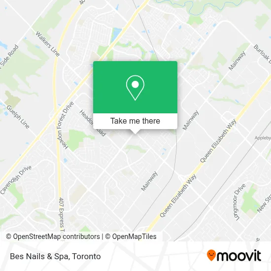 Bes Nails & Spa map