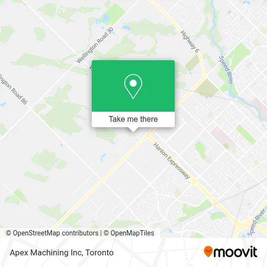 Apex Machining Inc map