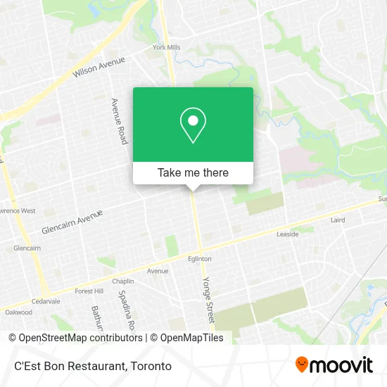 C'Est Bon Restaurant map