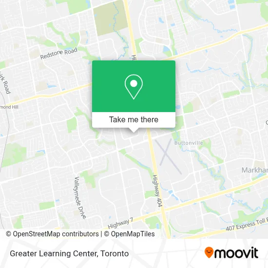 Greater Learning Center map