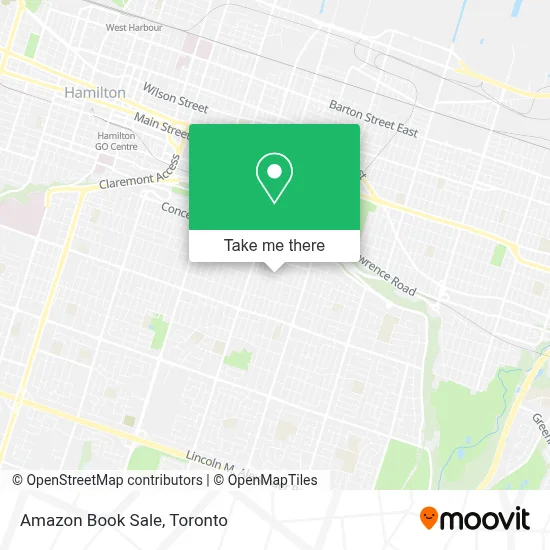 Amazon Book Sale map
