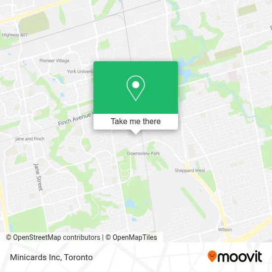 Minicards Inc map
