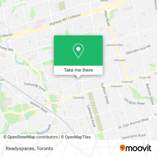 Readyspaces map
